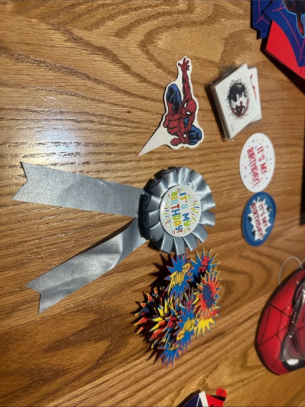 Spiderman themed party